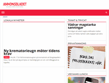 Tablet Screenshot of annonsbladet.com